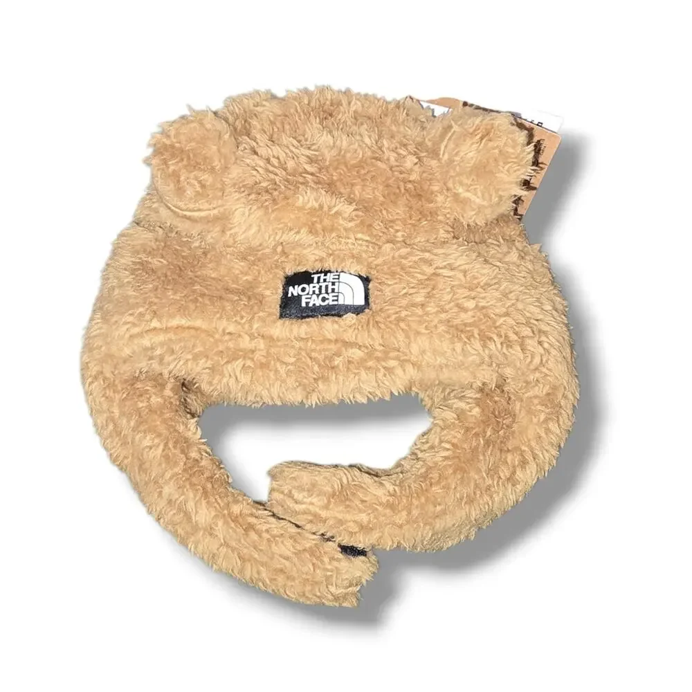 The North Face Baby Bear Suave OSO Beanie Trapper Hat Brown 6-24 Months